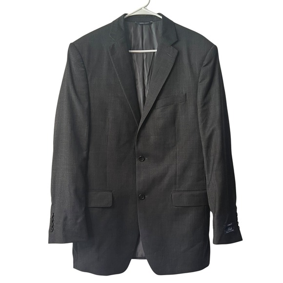 Ralph Lauren 40L‎ Athletic Fit Wool Natural Gray Blazer Coat